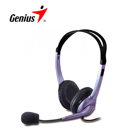 AUDIFONO C/MICROF. GENIUS HS-04S NOISE CANCELLING BLUE (PN 31710025100)